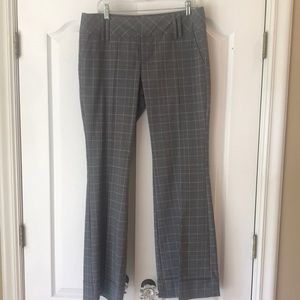 Women’s gray plaid slacks. Size 11